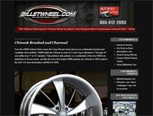 Tablet Screenshot of billetwheel.com